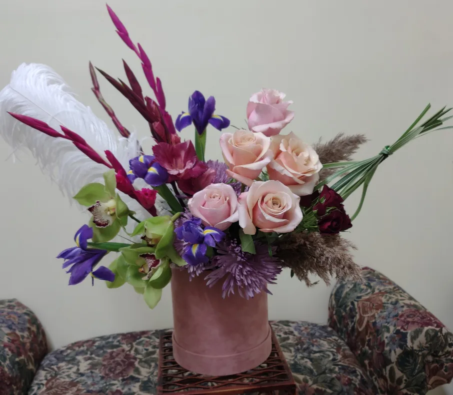Feathery Pink Velvet